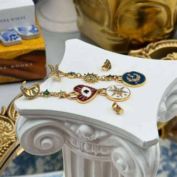 🆕 KATE SPADE 🧿 NWT Like Magic Liner Charm Earrings - Picture 7 of 16